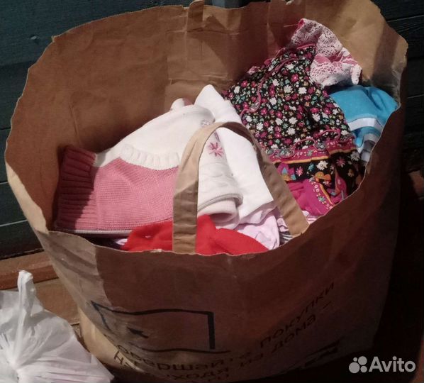 Детские вещи пакетом для девочек 2-4 года