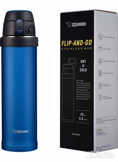 Термос-кружка Zojirushi Flip-and-Go, 0,48 л