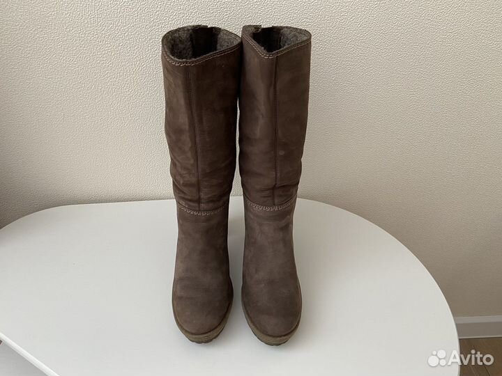 Зимние сапоги натуральная замша размер 40-41