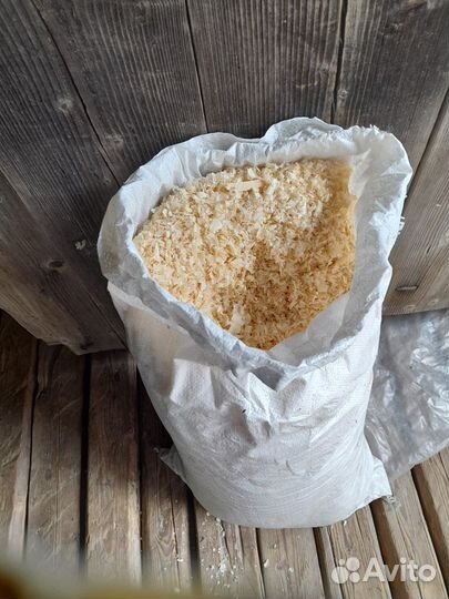 Опилки и стружка в мешках