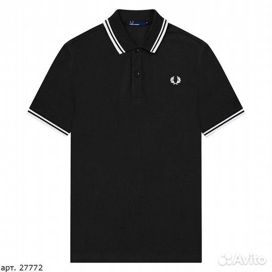 Поло Fred Perry Черное