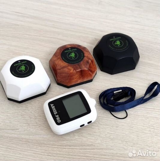 Кнопка вызова персонала и часы пейджер Поясной