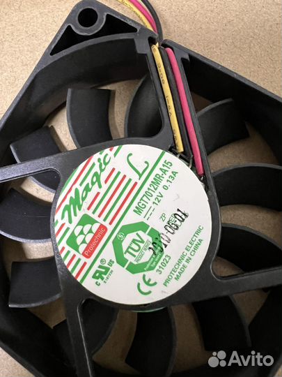 Вентилятор 70-70-10мм