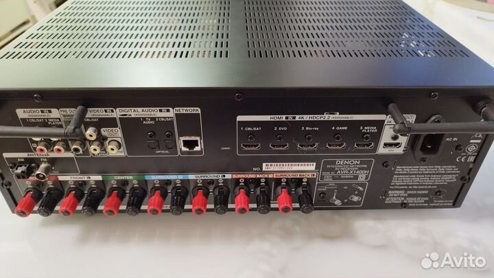 Сетевой AV ресивер 7.1 Denon AVR-X1400H