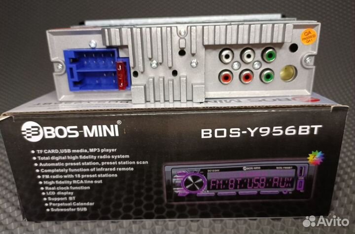 Магнитола на 24 вольта Bos Mini 956 c Bluetooth