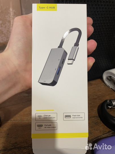 Переходник донгл type c usb a hdmi