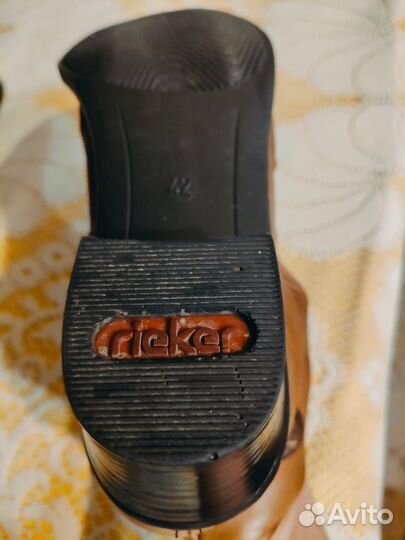 Rieker полусапожки женские, натуральная кожа, 42 р