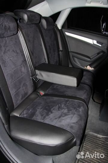 Авточехлы с алькантарой на Audi A4 B8 от Автопилот