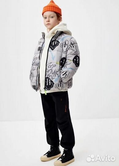 Куртка на мальчика теплая размер 158