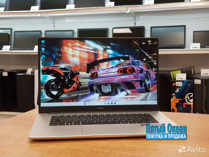 Ноутбук Huawei FHD, AMD Ryzen 7 5700U, SSD, DDR4