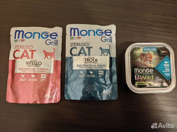 Корм для кошек Monge для стерилизованных кошек