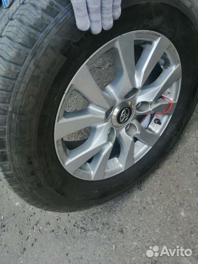 Колеса р18 на Iand kruizer Prado-200