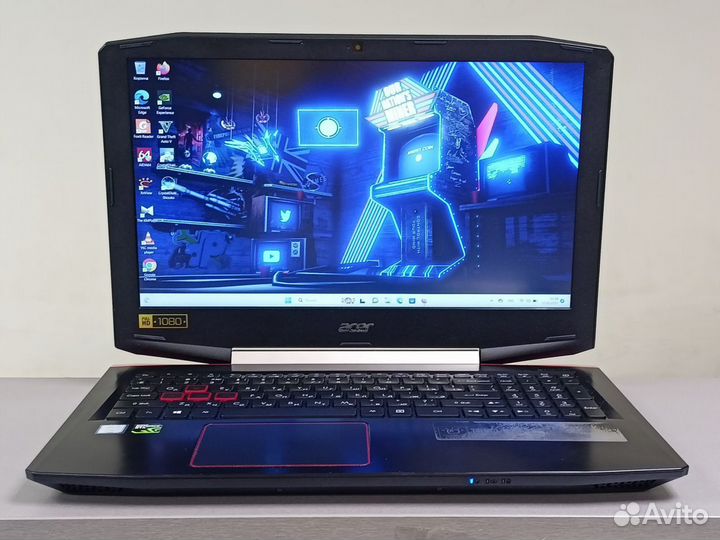 Игровой ноутбук Acer i7 / 8GB+ SSD NVMe / GTX 1050