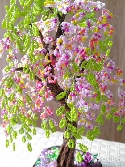 Дерево из бисера