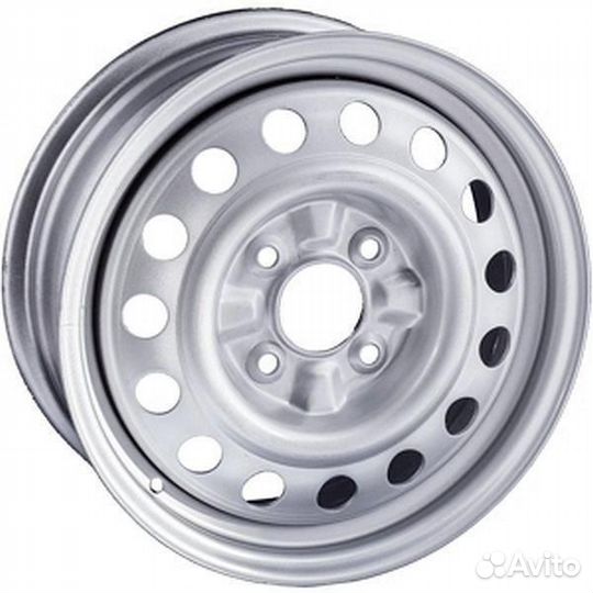 Диски Trebl 6205T 5.5x14 4*100 ET40 DIA54.1 Silver Штампованный