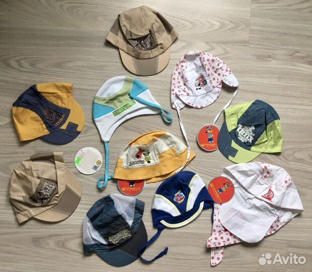 Новые детские шапочки, панамки, банданы, кепки