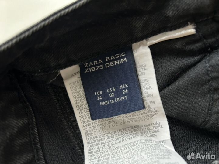 Джинсы zara 34