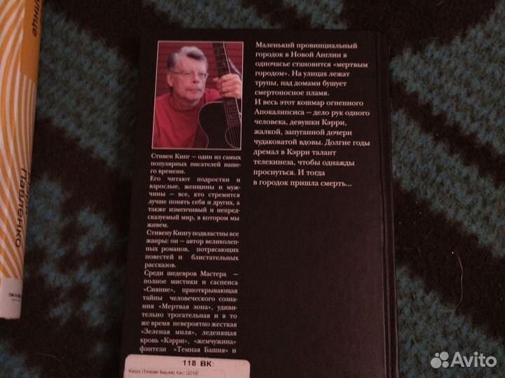 Книга я твоё солнце Стивен Кинг Кэрри