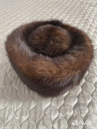 Шапка норковая женская
