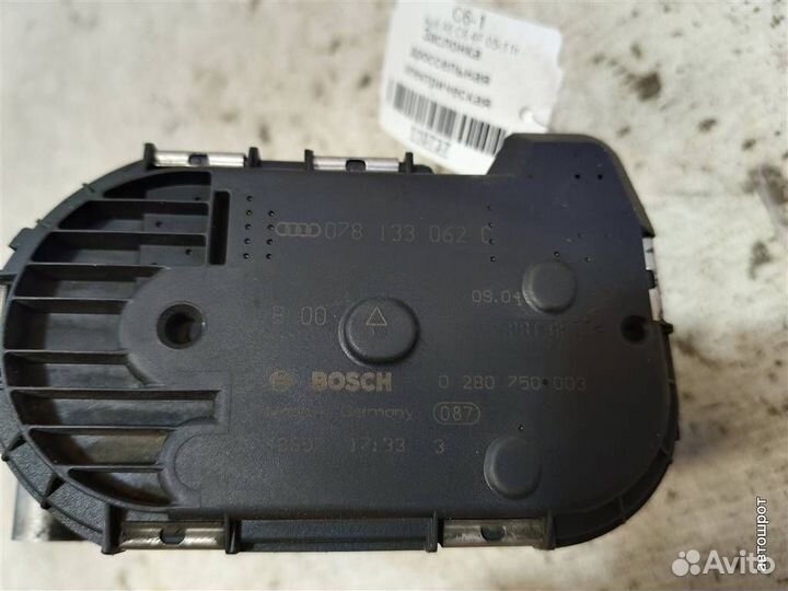 Заслонка дроссельная электрическая Audi A6 C6 4F