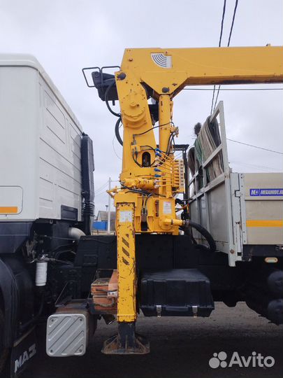 Бортовой грузовик МАЗ 6312 с КМУ Витстройтехмаш, 2014