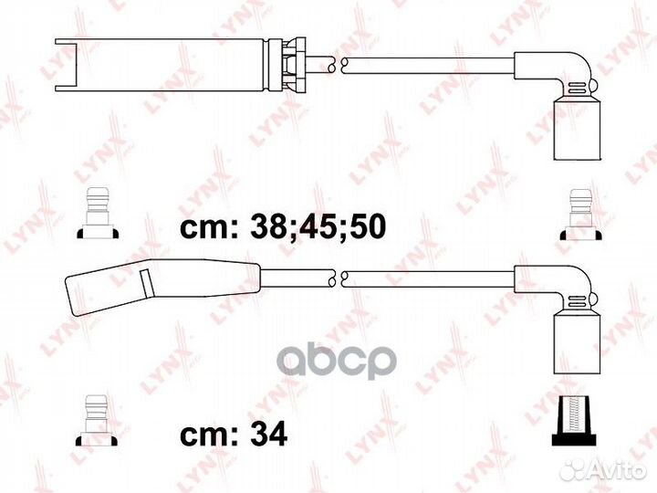 Комплект высоковольтных проводов (класс E) SPE1