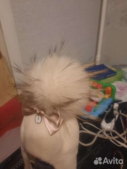 Шапка шлем для девочки зима