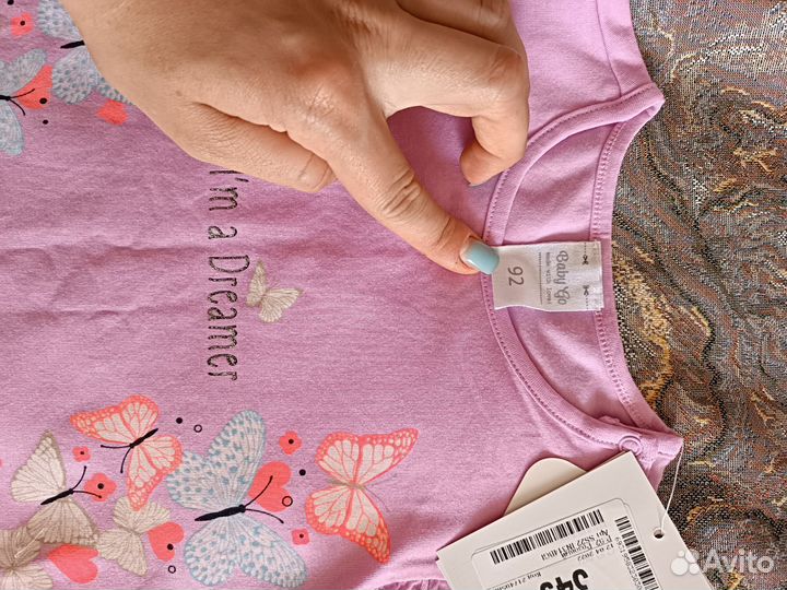 Футболки для девочки 92 новая
