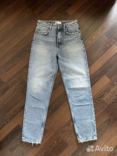 Джинсы zara mom fit 36