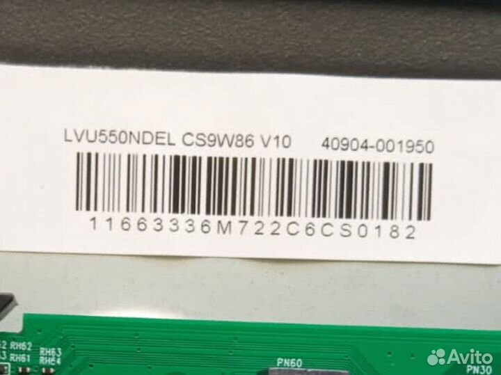 Телевизор TCL 55P637 по запчастям