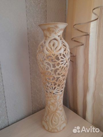 Ваза напольная керамическая (ручная работа)