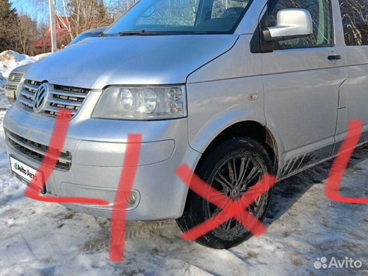 Volkswagen Multivan 2.5 МТ, 2007, 456 000 км
