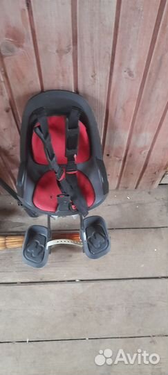 Детское кресло для велосипеда на раму