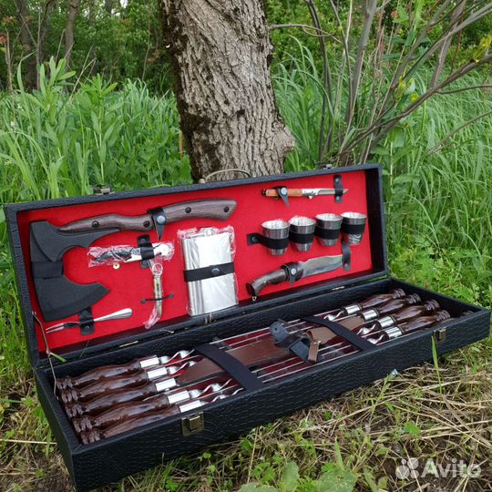 Шашлычный набор в кейсе