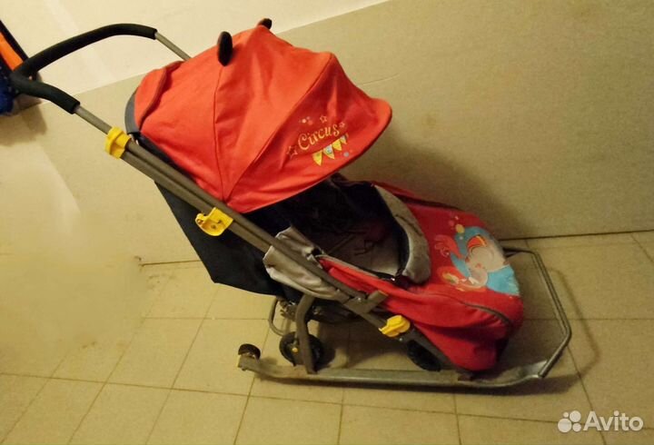 Коляска санки