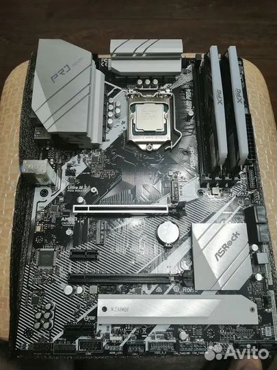 Материнская плата Asrock B460 Pro 4 и 10400f