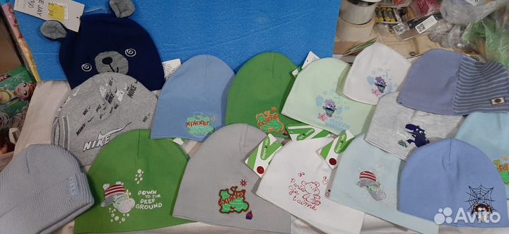 Новые шапочки 1-3 года, весна и лето