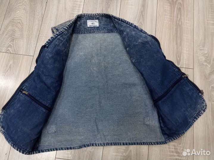 Жилетка мужская джинсовая винтаж