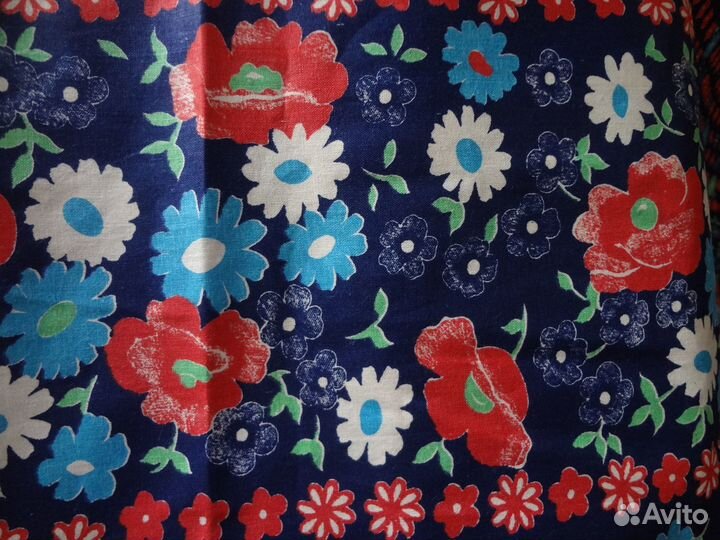 Ткань отрезы советские сатин, хлопок, фланель