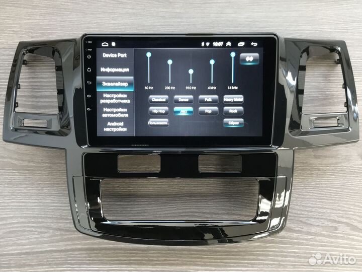 Магнитола TopWay TS7 на Toyota Hilux Pick Up 7