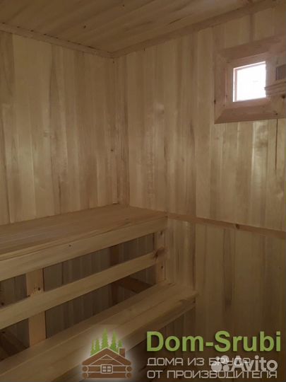 Карабаново-Хорошая надёжная Баня из бруса Б-10 6х6