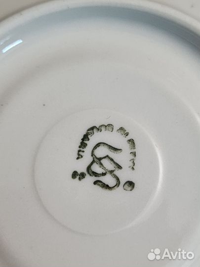 Сервиз чайный кофейный колос дфз фарфор СССР 6