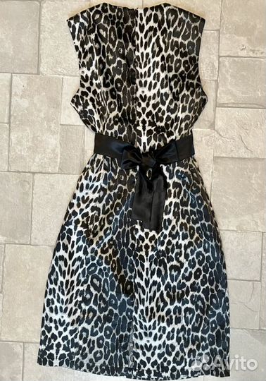 Платье вечернее леопард коктейльное платье