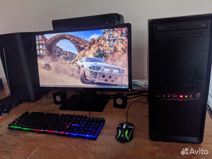 Игровой I5 4170/8озу/750 HDD/GTX1050