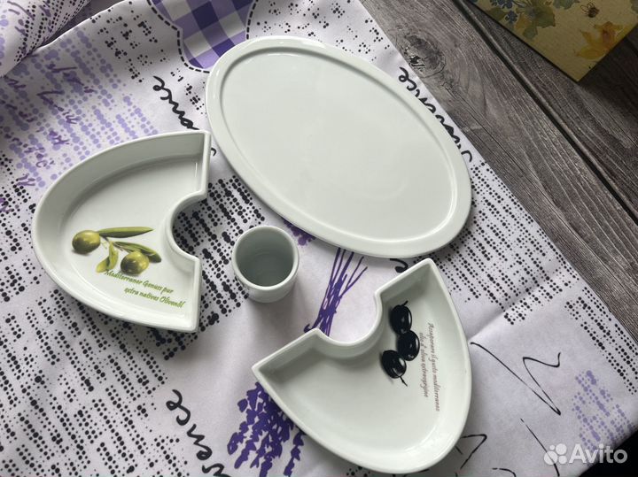 Менажница для оливок скатерть столовая
