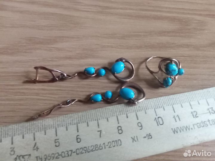 Шкатулочка украшения кольца серьги серебро