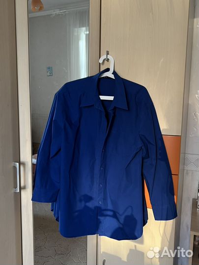 Рубашка maag синняя