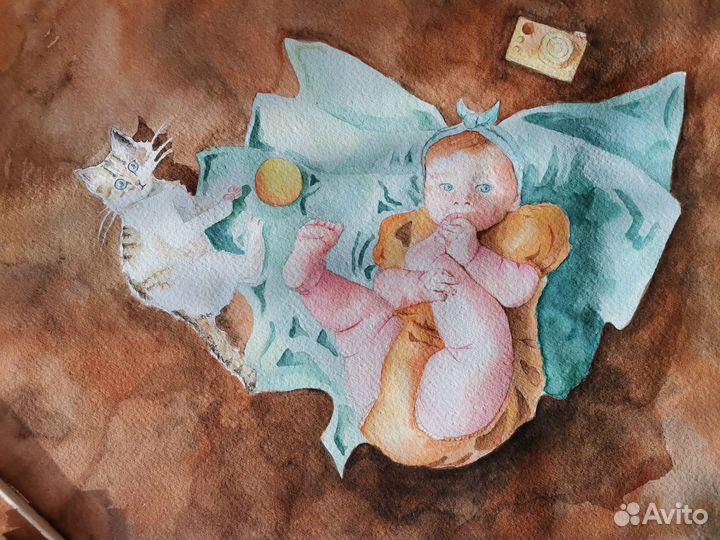 Акварельная картина 