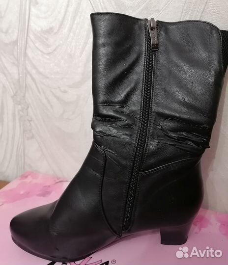 Полусапоги женские, демисезонные. Р.39