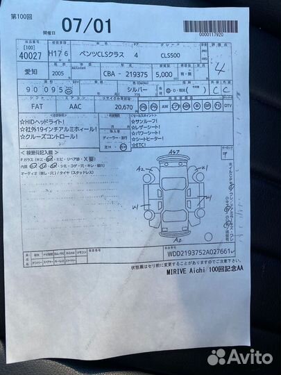 Mercedes CLS 500 в разбор
